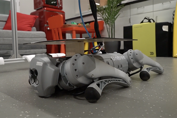 A four-legged robot
